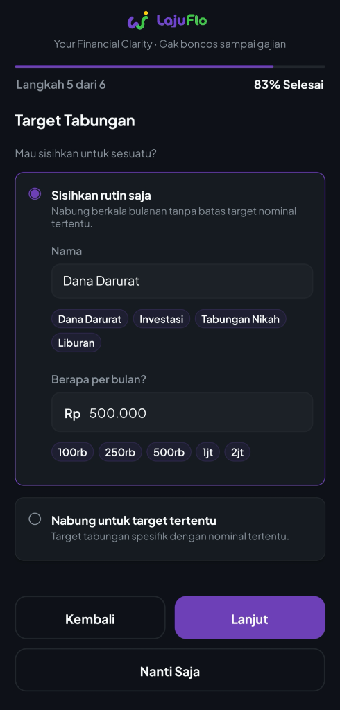 Setup Target